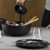 Krožnik plitvi Nordic kitchen O 25 cm Črna Eva Trio