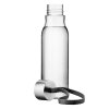 Steklenica za vodo, 500 ml, s sivim trakcom, plastika, Eva Solo
