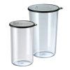 Merilni lonček, set 2 kosov, 400 ml/600 ml, s pokrovom, Bamix