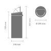 Koš na dotik TOUCH BIN NEW, 30 l, bež, Brabantia