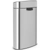 Koš na dotik TOUCH BIN NEW, 23 + 10 l, jeklo mat, Brabantia