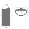 Koš na dotik TOUCH BIN NEW, 23 + 10 l, jeklo mat, Brabantia