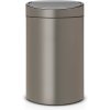 Koš na dotik TOUCH BIN NEW, 23 + 10 l, platina, Brabantia