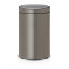 Koš na dotik TOUCH BIN NEW, 23 + 10 l, platina, Brabantia