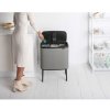 Koš za smeti Touch BO TOUCH BIN, 3 x 11 l, mineralno siv, Brabantia