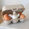 Vložek za jajca EGGS TO GO MINI, 17 cm, za 6 jajc, naravna pepelnato siva, Koziol