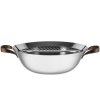 Vok EDO, 34 cm, 5,8 l, nerjaveče jeklo, Alessi