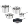 Set posode COOK EAT B922S955, set 9 kosov, inox, Tefal