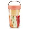Lonček za kosilo JAR TO GO, 600 ml, koral, Lékué