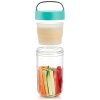 Lonček za kosilo JAR TO GO, 600 ml, turkizna, Lékué
