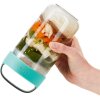 Lonček za kosilo JAR TO GO, 600 ml, turkizna, Lékué