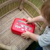 Otroška škatla za malico CANDY L FARM, rdeča, Koziol