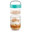 Lonček za kosilo JAR TO GO, 400 ml, turkizna, Lékué