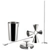 Set za koktajle, 5 kosov, nerjaveče jeklo, Alessi