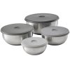 Set kuhinjskih skled NEST PREP&STORE 95025, 4 kosi, s pokrovi, nerjaveče jeklo, Joseph Joseph