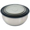 Set kuhinjskih skled NEST PREP&STORE 95025, 4 kosi, s pokrovi, nerjaveče jeklo, Joseph Joseph