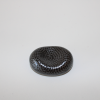 Podstavek za jedilne palčke FINE DOTS, črna glazura, porcelan, MIJ