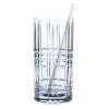 Kozarci za dolgo pijačo, s slamicami v setu TASTES GOOD, 4 x 445 ml, Nachtmann