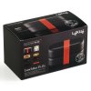 Škatla za kosilo TO GO, 2 x 500 ml, dvojna, črna, Lékué