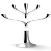 Svečnik za namizne sveče CANDELABRA 30 cm, srebrna, Philippi