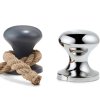 Utež za vrata HAMBURGER STOPPER 12,5 cm, srebrna, Philippi
