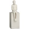 Dekorativna skulptura za dom THE DREAMER 21,5 cm, bela, kamnita posoda, Kähler