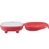 Škatla za kosilo SNACKMOBILE, 2 prekata, rdeča, Alessi