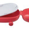 Škatla za kosilo SNACKMOBILE, 2 prekata, rdeča, Alessi