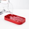 Vedro za led ICE BOX s kalupi za ledene kocke, 1,8 l, rdeč, Lékué