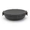 Skleda za malico MAKE & TAKE, 1 l, temno siva, Brabantia