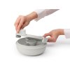 Skleda za malico MAKE & TAKE, 1,3 l, svetlo siva, Brabantia