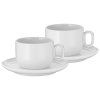 Šalčka za kavo s krožnikom BARISTA, set 2 kosov, 160 ml, bela, WMF