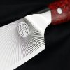 Kuharski nož SANDVIK RED NORTHERN SUN, 20,5 cm, Dellinger