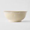 Udon skleda RIDGED ALABASTER, 18 cm, MIJ