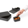 Škatla za kosilo MAKE & TAKE BENTO, 2 l, temno siva, Brabantia