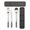 Set pribora za s sabo MAKE & TAKE, 3 kosi, temno siva, Brabantia