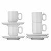 Šalica za espresso s krožniček BARISTA, set 2 kosov, bela, WMF
