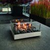 Oljna plamena svetilka FIREPLACE, 23 cm, srebrna, Philippi