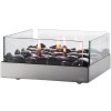 Oljna plamena svetilka FIREPLACE, 23 cm, srebrna, Philippi