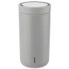 Termo lonček TO GO CLICK 200 ml, mat svetlo siva, Stelton