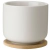 Šalica s podstavkom THEO, 200 ml, pesek, Stelton