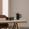 Šalica s podstavkom THEO, 200 ml, črna, Stelton