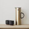 Šalica s podstavkom THEO, 200 ml, črna, Stelton
