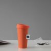 Lonček s pokrovom ANYTIME EMMA 450 ml, oranžna, porcelan, Viva Scandinavia