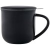 Vrč z infuzorjem za čaj MINIMA EVA 350 ml, črna, porcelan, Viva Scandinavia