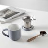 Vrč z infuzorjem za čaj MINIMA EVA 350 ml, siva, porcelan, Viva Scandinavia