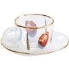 Skodelica za kavo s krožnikom TOILETPAPER I LOVE YOU, 110 ml, Seletti