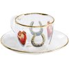 Skodelica za kavo s krožnikom TOILETPAPER I LOVE YOU, 110 ml, Seletti