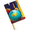 Beležnica TOILETPAPER GLOBE, 21 x 14 cm, modra, Seletti