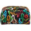 Kozmetična torbica TOILETPAPER SNAKES, 23 x 13 cm, črna, Seletti